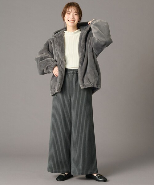 ANY（エニィ）の「【ウエストゴム】ドロストワイドパンツ（その他パンツ・レディース・ライトグレー系1/グレー系・1/3/2）」の13枚目の写真