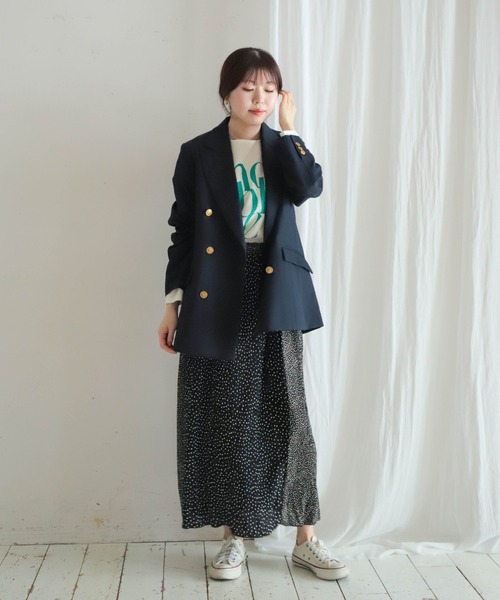 NOMBRE IMPAIR（ノンブルアンペール）の「JQ布帛カットコンビ　8分袖ロゴP/O（Tシャツ/カットソー・レディース・ホワイト/キナリ・FREE）」の17枚目の写真