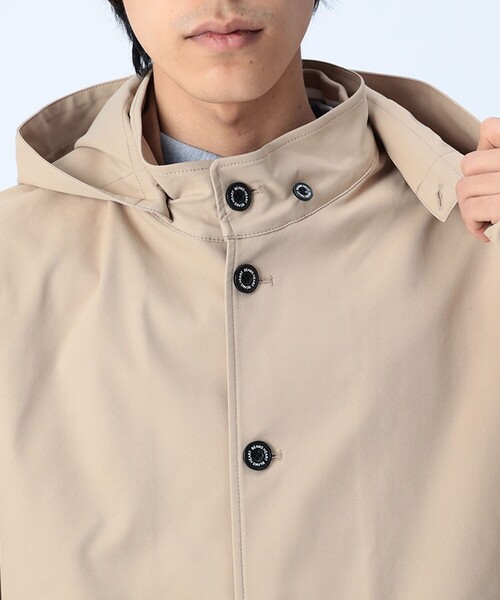 BEAMS HEART(ビームスハート)の「ストレッチ ツイル フーディー コート(ブルゾン・メンズ・ベージュ/ネイビー・M/S/XL/L)」の16枚目の写真