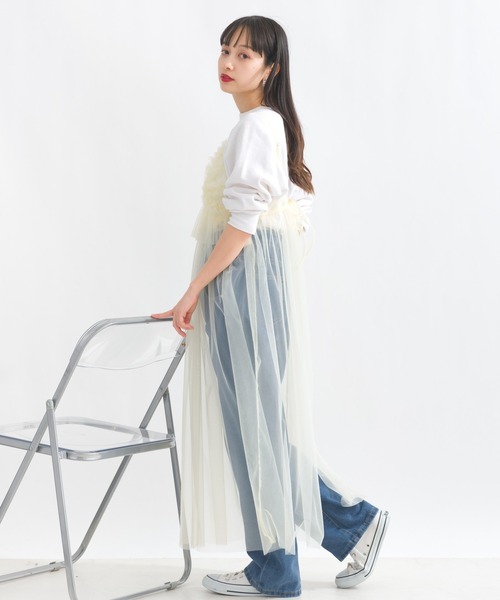 terrace(テラス)の「ダンチウエストデニムパンツ(デニムパンツ・レディース・ブルー/ブラック・MEDIUM)」の7枚目の写真