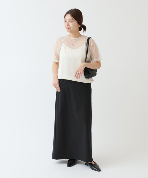 JOURNAL STANDARD(ジャーナルスタンダード)の「JSオケージョン*シアーレイヤードブラウス(シャツ/ブラウス・レディース・ホワイト/ブラック・FREE)」の6枚目の写真