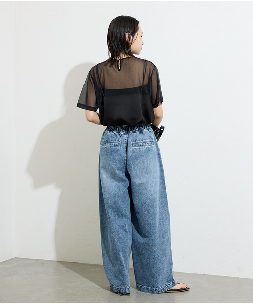 JOURNAL STANDARD(ジャーナルスタンダード)の「JSオケージョン*シアーレイヤードブラウス(シャツ/ブラウス・レディース・ホワイト/ブラック・FREE)」の10枚目の写真