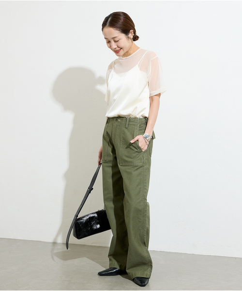 JOURNAL STANDARD(ジャーナルスタンダード)の「JSオケージョン*シアーレイヤードブラウス(シャツ/ブラウス・レディース・ホワイト/ブラック・FREE)」の21枚目の写真