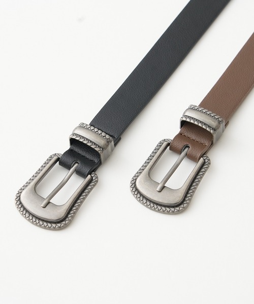 CIAOPANIC TYPY(チャオパニックティピー)の「■【UNISEX】レザーウエスタンベルト(ベルト・メンズ・ブラウン/ブラック・ONE SIZE)」の10枚目の写真