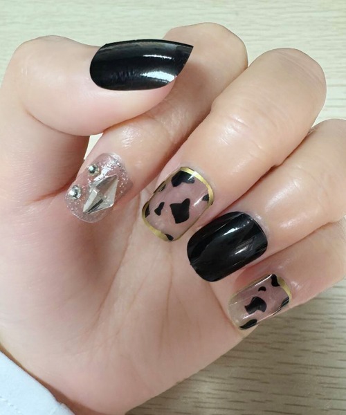 Doux Belle（ドゥーベル）の「簡単にネイルチップ ハンドネイルチップ ストーンネイル（ネイルシール/ネイルチップ・レディース・H/A/F/E/D/C/G/B/J/I・FREE）」の10枚目の写真