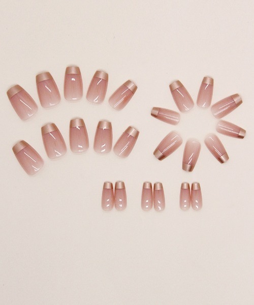 Doux Belle（ドゥーベル）の「簡単にネイルチップ ハンドネイルチップ ストーンネイル（ネイルシール/ネイルチップ・レディース・H/A/F/E/D/C/G/B/J/I・FREE）」の11枚目の写真