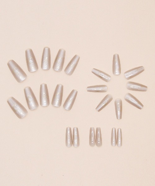Doux Belle（ドゥーベル）の「簡単にネイルチップ ハンドネイルチップ ストーンネイル（ネイルシール/ネイルチップ・レディース・H/A/F/E/D/C/G/B/J/I・FREE）」の18枚目の写真