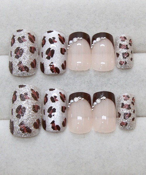 Doux Belle（ドゥーベル）の「簡単にネイルチップ ハンドネイルチップ ストーンネイル（ネイルシール/ネイルチップ・レディース・H/A/F/E/D/C/G/B/J/I・FREE）」の20枚目の写真