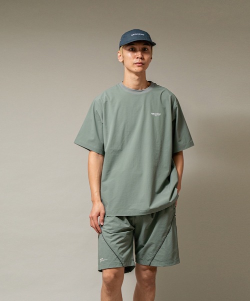 APPLEBUM(アップルバム)の「Phisical Training T-shirt(Tシャツ/カットソー・メンズ・ブラック/グレー/ライトグリーン/ネイビー・LARGE/MEDIUM/X-LARGE)」の3枚目の写真