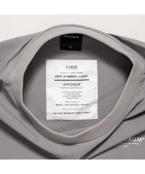 APPLEBUM(アップルバム)の「Phisical Training T-shirt(Tシャツ/カットソー・メンズ・ブラック/グレー/ライトグリーン/ネイビー・LARGE/MEDIUM/X-LARGE)」の21枚目の写真