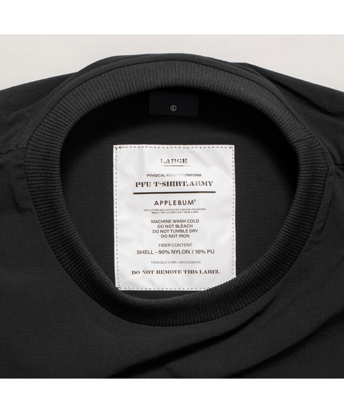APPLEBUM(アップルバム)の「Phisical Training T-shirt(Tシャツ/カットソー・メンズ・ブラック/グレー/ライトグリーン/ネイビー・LARGE/MEDIUM/X-LARGE)」の11枚目の写真