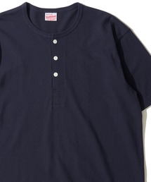 【Healthknit】TOMPKINS Jersey Henleyneck S/S / トンプキン ジャージー ヘンリーネックTシャツ