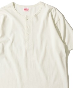 Healthknit】Henleyneck S/S Tee / ヘンリーネック ショートスリーブT