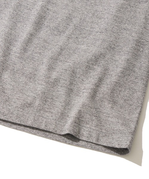 Healthknit(ヘルスニット)の「【Healthknit】TOMPKINS Jersey Henleyneck S/S / トンプキン ジャージー ヘンリーネックTシャツ(Tシャツ/カットソー・メンズ・ブラック/カーキ/オフホワイト/ミント/ヘザーグレー/ネイビー・MEDIUM/LARGE/X-LARGE)」の13枚目の写真