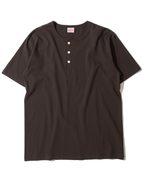 Healthknit(ヘルスニット)の「【Healthknit】TOMPKINS Jersey Henleyneck S/S / トンプキン ジャージー ヘンリーネックTシャツ(Tシャツ/カットソー・メンズ・ブラック/カーキ/オフホワイト/ミント/ヘザーグレー/ネイビー・MEDIUM/LARGE/X-LARGE)」の18枚目の写真