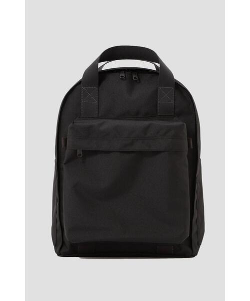 MHL.(エムエイチエル)の「POLYESTER CANVAS(バックパック/リュック・レディース・ブラック/グレー系その他4・FREE)」の2枚目の写真