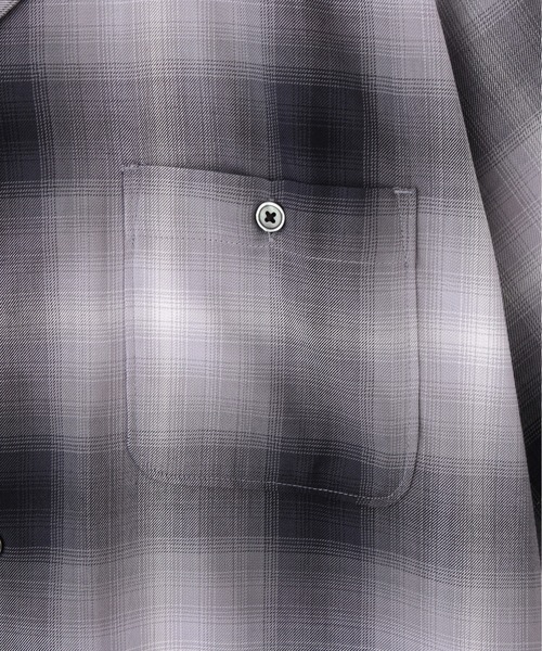 Schott(ショット)の「Schott/ショット/OMBRE SS SHIRT/半袖 オンブレ チェックシャツ(シャツ/ブラウス・メンズ・グリーン/ブラック・2XL/XL/L/M)」の16枚目の写真