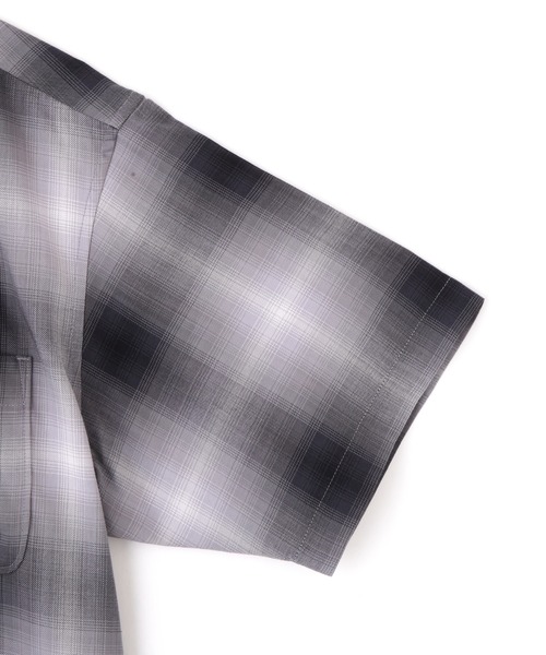 Schott(ショット)の「Schott/ショット/OMBRE SS SHIRT/半袖 オンブレ チェックシャツ(シャツ/ブラウス・メンズ・グリーン/ブラック・2XL/XL/L/M)」の17枚目の写真