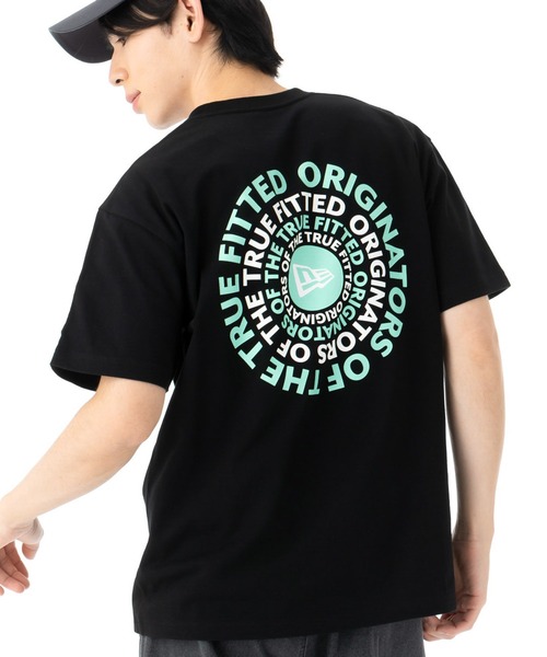 NEW ERA(ニューエラ)の「ニューエラ 半袖Tシャツ コットン CIRCLEOOTTF(Tシャツ/カットソー・メンズ・ブラック/ブラック系/ベージュ/ホワイト・S/M/L/XL/XXL)」の3枚目の写真