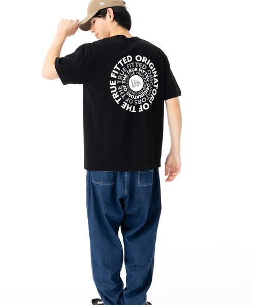 NEW ERA(ニューエラ)の「ニューエラ 半袖Tシャツ コットン CIRCLEOOTTF(Tシャツ/カットソー・メンズ・ブラック/ブラック系/ベージュ/ホワイト・S/M/L/XL/XXL)」の18枚目の写真