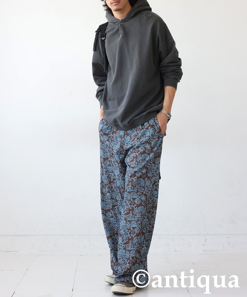 antiqua(アンティカ)の「総柄パンツ(その他パンツ・レディース・ブルー系その他/ブラウン系その他・LARGE/MEDIUM)」の9枚目の写真