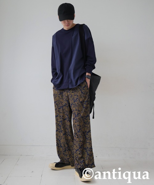 antiqua(アンティカ)の「総柄パンツ(その他パンツ・レディース・ブルー系その他/ブラウン系その他・LARGE/MEDIUM)」の3枚目の写真