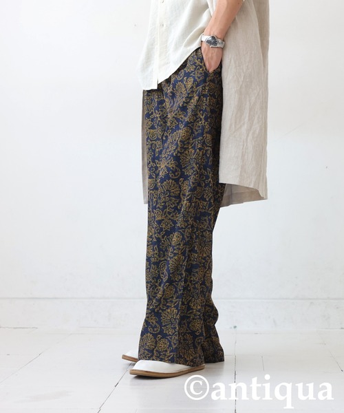 antiqua(アンティカ)の「総柄パンツ(その他パンツ・レディース・ブルー系その他/ブラウン系その他・LARGE/MEDIUM)」の6枚目の写真