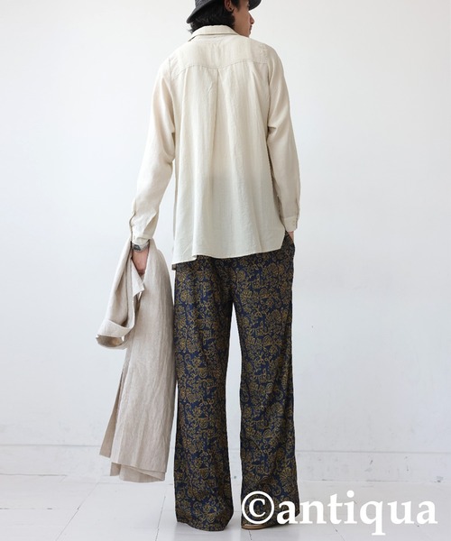 antiqua(アンティカ)の「総柄パンツ(その他パンツ・レディース・ブルー系その他/ブラウン系その他・LARGE/MEDIUM)」の7枚目の写真