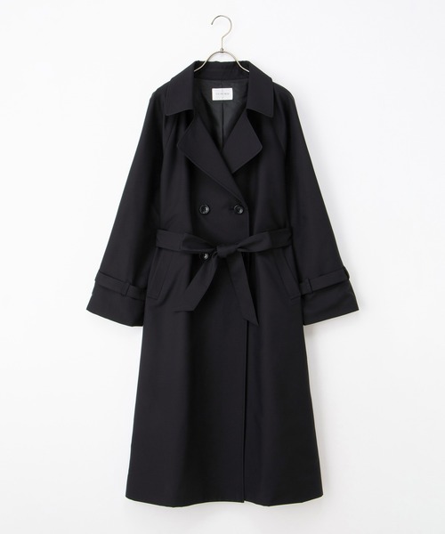 Honeys（ハニーズ）の「【非フッ素撥水加工】撥水加工トレンチコート（トレンチコート・レディース・ダークベージュ/グレイッシュベージュ/ブラック・3L/L/LL/M/S）」の21枚目の写真