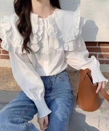 paravion | フリル襟ブラウス(シャツ/ブラウス)