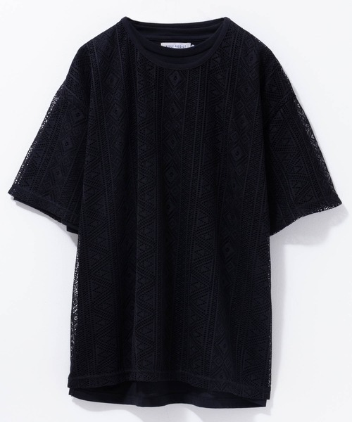NOBLE PRODUCT(ノーブルプロダクツ)の「NOBLE PRODUCT レースアンサンブルTシャツ アクセサリー付き(Tシャツ/カットソー・メンズ・アイボリー系/ブラック系・M/L)」の19枚目の写真