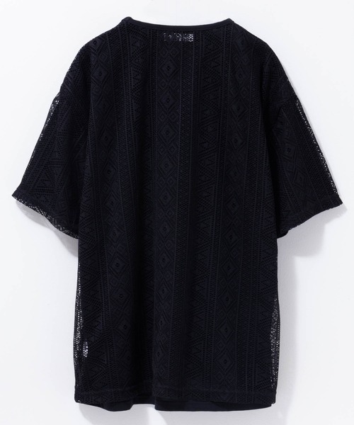 NOBLE PRODUCT(ノーブルプロダクツ)の「NOBLE PRODUCT レースアンサンブルTシャツ アクセサリー付き(Tシャツ/カットソー・メンズ・アイボリー系/ブラック系・M/L)」の18枚目の写真