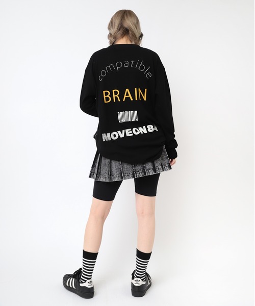 RNA（アールエヌエー）の「M2388 スクエアロゴロングロンＴ（Tシャツ/カットソー・レディース・ホワイト/ブラック・MEDIUM）」の15枚目の写真