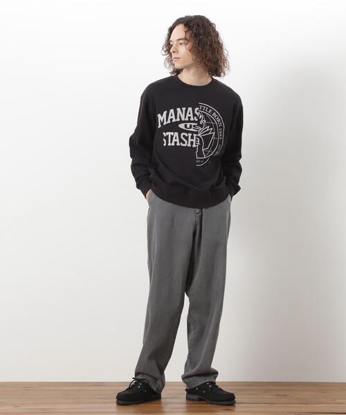 MANASTASH（マナスタッシュ）の「MANASTASH/マナスタッシュ　CiTee SWEAT COLLEGIATE/シティースウェット（スウェット・メンズ・ブラック/その他17/ホワイト・M/S/L/XL）」の8枚目の写真