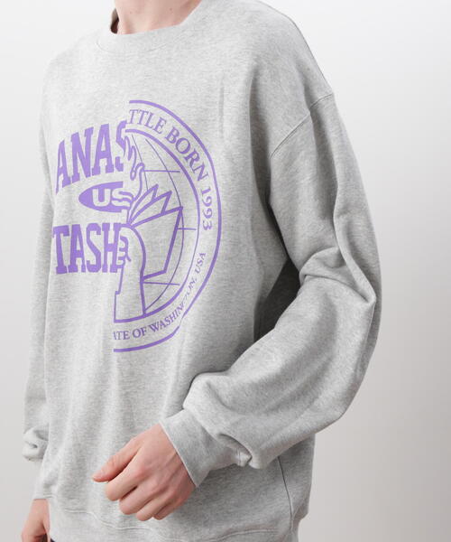 MANASTASH（マナスタッシュ）の「MANASTASH/マナスタッシュ　CiTee SWEAT COLLEGIATE/シティースウェット（スウェット・メンズ・ブラック/その他17/ホワイト・M/S/L/XL）」の12枚目の写真