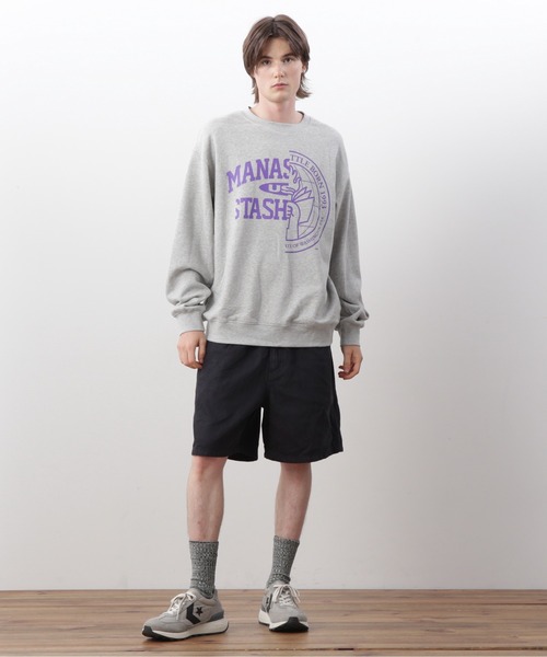 MANASTASH（マナスタッシュ）の「MANASTASH/マナスタッシュ　CiTee SWEAT COLLEGIATE/シティースウェット（スウェット・メンズ・ブラック/その他17/ホワイト・M/S/L/XL）」の21枚目の写真