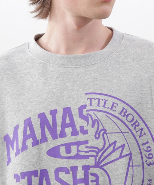 MANASTASH（マナスタッシュ）の「MANASTASH/マナスタッシュ　CiTee SWEAT COLLEGIATE/シティースウェット（スウェット・メンズ・ブラック/その他17/ホワイト・M/S/L/XL）」の22枚目の写真