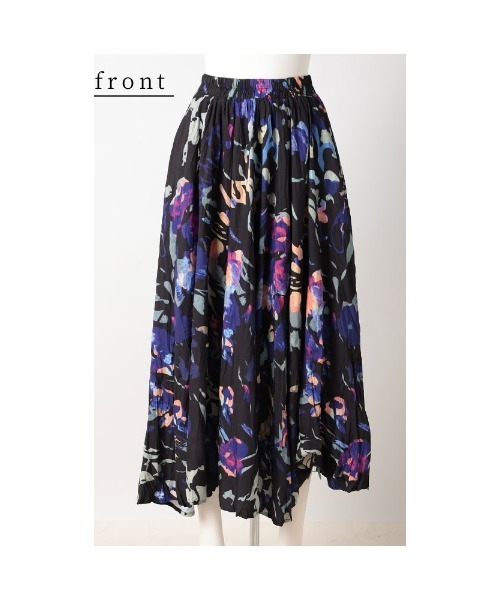Sawa a la mode（サワアラモード）の「スプラッシュ柄フレアスカート（スカート・レディース・パープル・FREE）」の20枚目の写真