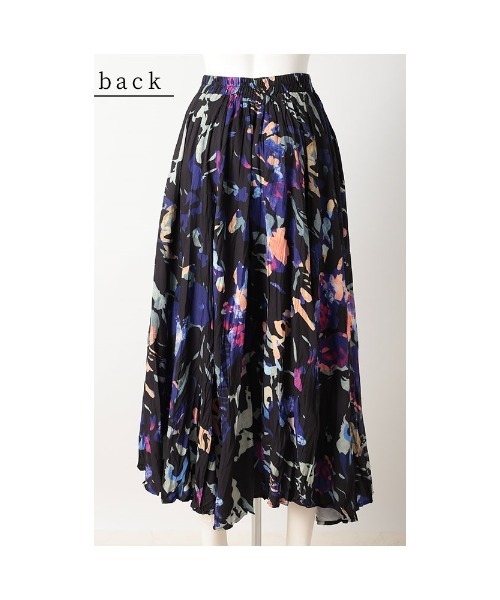 Sawa a la mode（サワアラモード）の「スプラッシュ柄フレアスカート（スカート・レディース・パープル・FREE）」の22枚目の写真