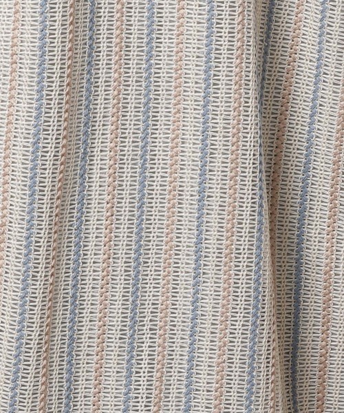 niko and...（ニコアンド）の「透かしストライプポロカーディガン（カーディガン/ボレロ・メンズ・チャコール/アイボリー/ライトブルー・MEDIUM/LARGE）」の18枚目の写真