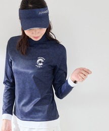 JUN&ROPE'（ジュンアンドロペ）の「【UVカット】【接触冷感】【防透け】アニマル柄長袖モックプルオーバー（Tシャツ/カットソー）」