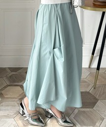 CLEAR BASIC | タックロングスカート[低身長用サイズ有 大人カジュアル]≪SS新作≫(スカート)