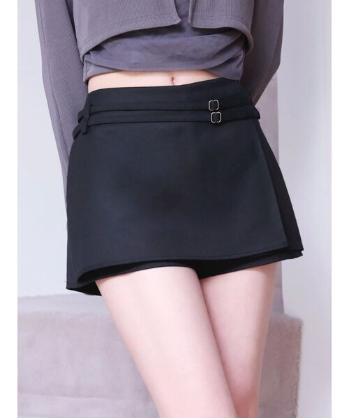 EATME（イートミー）の「ダブルベルトスコート（その他パンツ・レディース・ブラック/グレー/ブルー・SMALL/MEDIUM）」の17枚目の写真