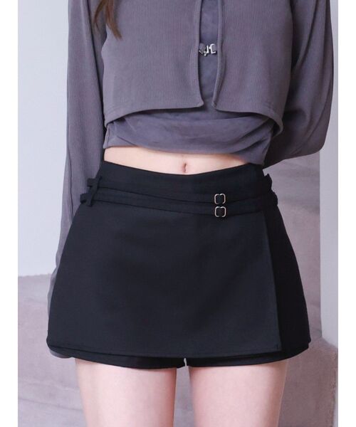 EATME（イートミー）の「ダブルベルトスコート（その他パンツ・レディース・ブラック/グレー/ブルー・SMALL/MEDIUM）」の18枚目の写真