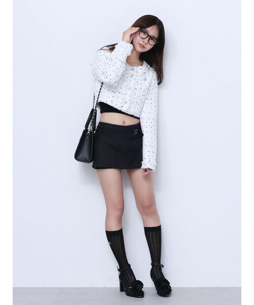 EATME（イートミー）の「ダブルベルトスコート（その他パンツ・レディース・ブラック/グレー/ブルー・SMALL/MEDIUM）」の21枚目の写真