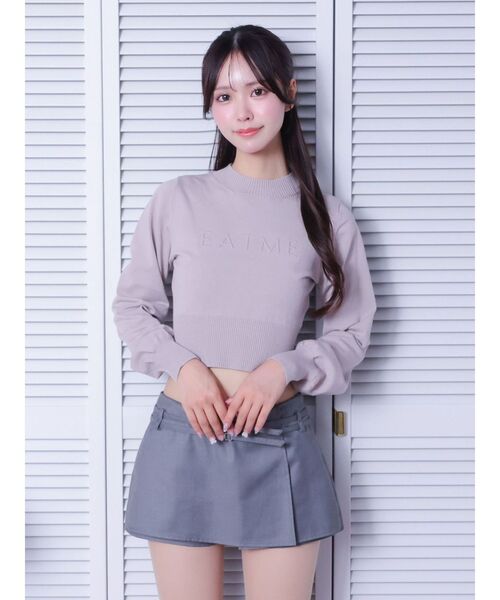 EATME（イートミー）の「ダブルベルトスコート（その他パンツ・レディース・ブラック/グレー/ブルー・SMALL/MEDIUM）」の5枚目の写真