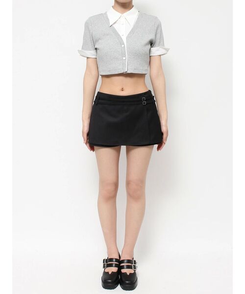 EATME（イートミー）の「ダブルベルトスコート（その他パンツ・レディース・ブラック/グレー/ブルー・SMALL/MEDIUM）」の14枚目の写真