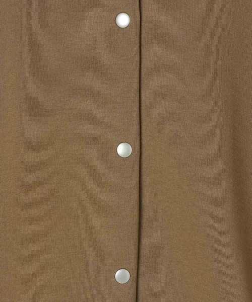 LEPSIM パフエアZIPBIGフーディー ブラウン 茶色 ZIPアップBIG