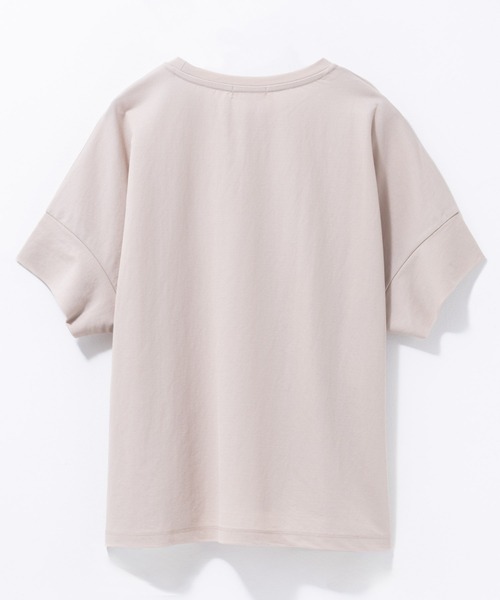 NAVY(ネイビー)の「nAvy SARARI ドルマンTシャツ(Tシャツ/カットソー・レディース・オレンジ/ライトベージュ/グレー系その他/モカ・L/M)」の14枚目の写真