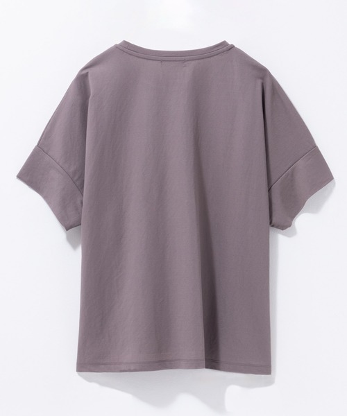 NAVY(ネイビー)の「nAvy SARARI ドルマンTシャツ(Tシャツ/カットソー・レディース・オレンジ/ライトベージュ/グレー系その他/モカ・L/M)」の12枚目の写真